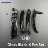 E70 4-teiliges Set LHD RHD Innen Fahrerseite Türfensterschalter Armlehne Abdeckung Zuggriff Ersatz für BMW X5 X6 E70 E71 E72 2007-2013