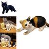 31cm Realistic Plush Cat Doll Soft Stuffed Kitten Toy In Pure Grey White Yellow And More For Kids' Pet Collection