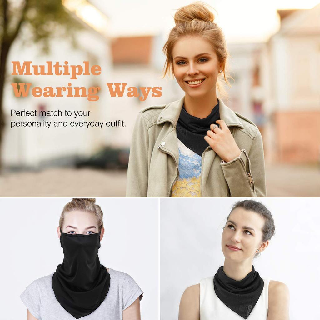 1pc Lightweight And Breathable Neck Shield Mask with an Earring Mask Scarf, Suitable for Outdoor Sports for Everyone.