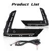 For 2023-2025 Honda CR-V LED DRL Fog Light Kit W/ Turn Signal Daytime Lamp 2pcs