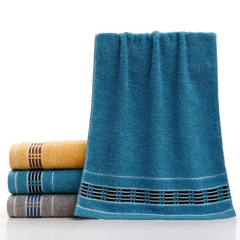 Cotton Gold Thread Face Towel - Wedding Gift & Daily Necessity, Soft & Absorbent