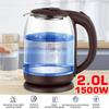 1500W 2L Glass Electric Kettle Off Automatically Auto-Power Off Household Quick Heating Electric Boiling Pot