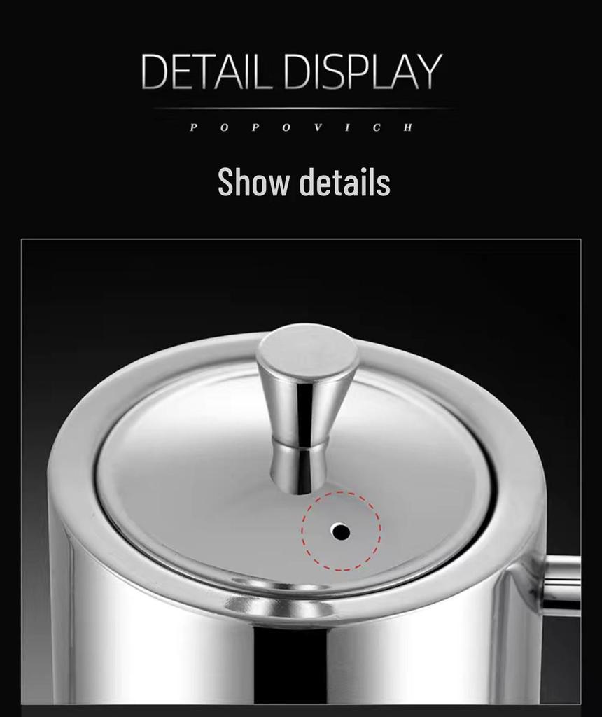 304 Stainless Steel Large Capacity Oil Storage Pot for Kitchen and Restaurant