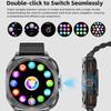 2-in-1 Smartwatch mit kabellosen Ohrhörern, 1,53 Zoll Voll-Touchscreen, Bluetooth, IP67, Kompatibel mit Android iOS