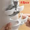 1/3pcs Cord Winder For Kitchen Storage - No-Punch Plug Fixed Power Cord Organizer For Electrical Cable Management Home Organizing Storage Tool