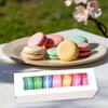 5/10 Peças Caixa de Papel Kraft para Macaron Bolo Biscoitos Embalagens para Bolos da Lua Caixas de Embalagem Casamento Aniversário Lembrancinhas Festival Pacote de Presente