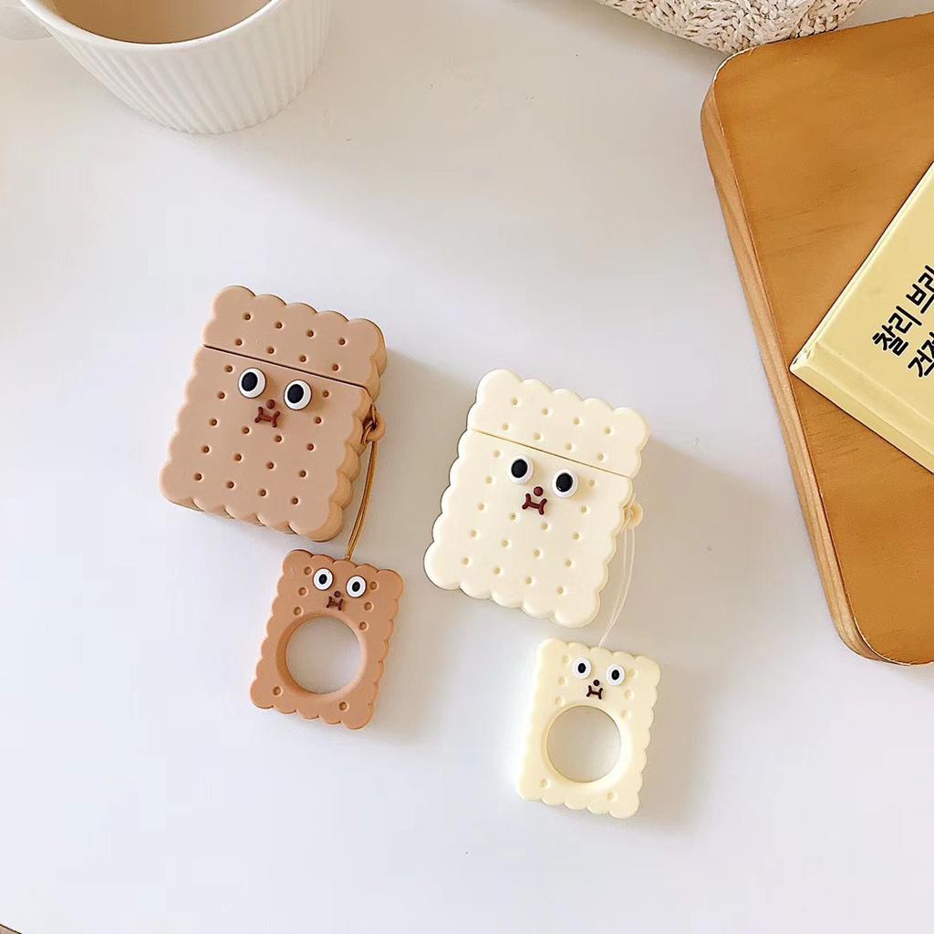 Cookies AirPods Apple earphone case for the 1st generation of cute silicone box cover Korean ins