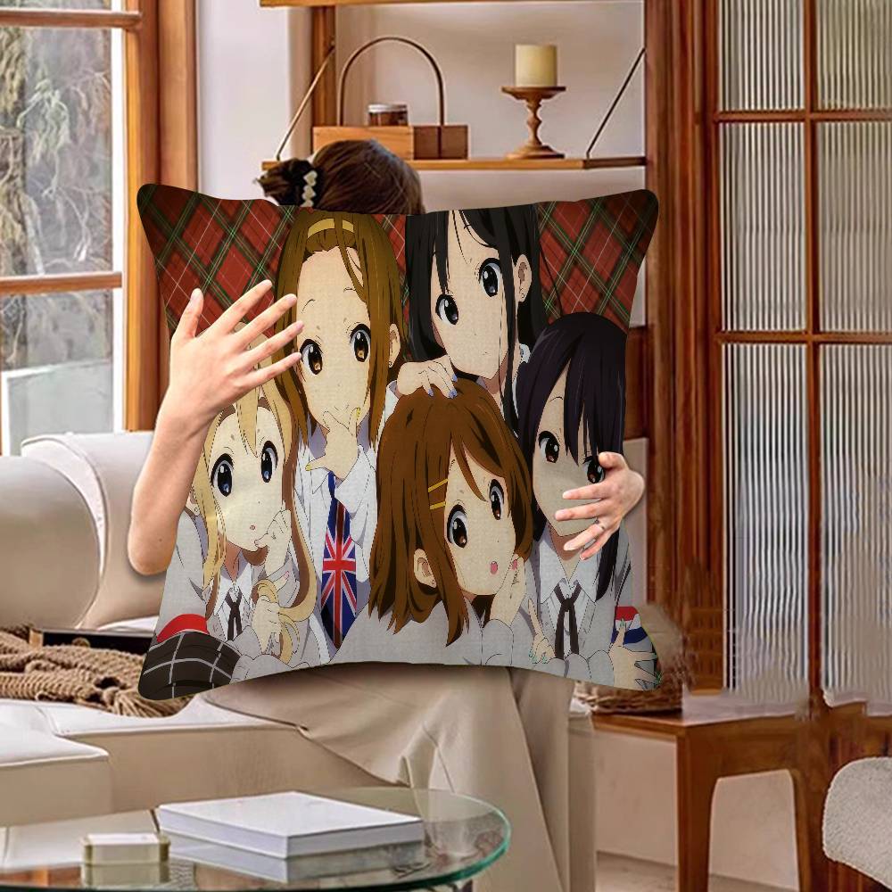 K-On Anime Stitch Lucky Dragon Pillow Cover Sofa Cushion Cover Home Room Decoration Children Gift