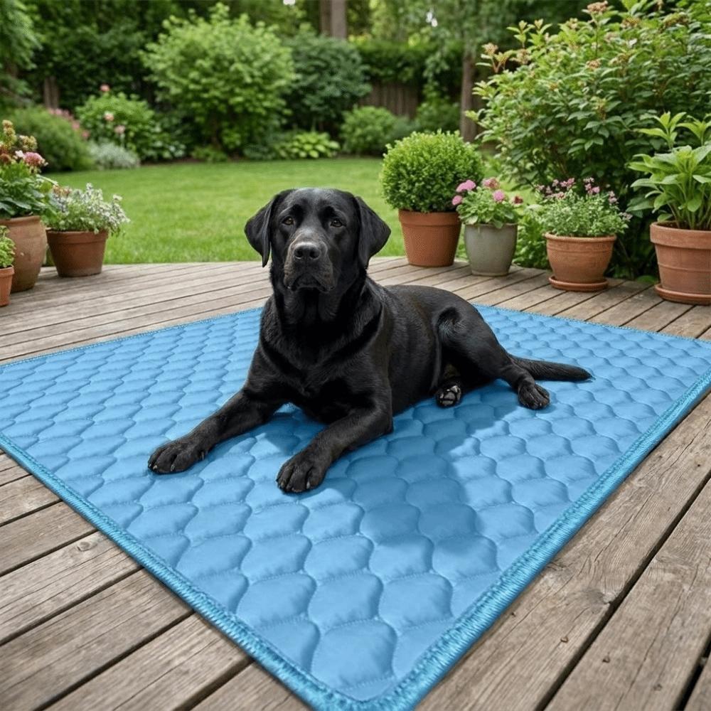 Kennel Liner Nonslip Dog Cooling Pad Breathable Soft Pet Cool Mattress Ice Silk Comfortable Pet Ice Pad Kennel