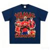 Camiseta de Lamine Yamal Vintage Bootleg Retrato de Jugador de Fútbol Retro Gráfico Algodón Oversize Estrella de Fútbol Impreso Streetwear Ropa Y2k Femenina Masculina