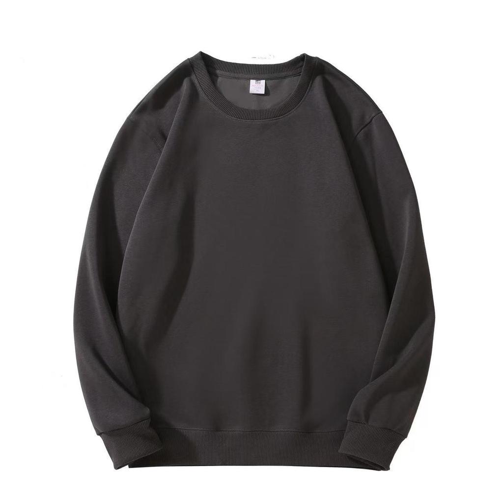 320g Heavyweight Men's Drop Shoulder Cotton Hoodie - Thick Long Sleeve Base Layer for Autumn/Winter