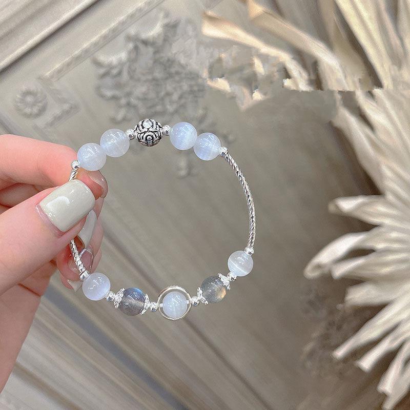 Ins Style Girlfriends Couple Bracelets for Men and Women, Ancient Style, Personalized, Exquisite, Niche Design