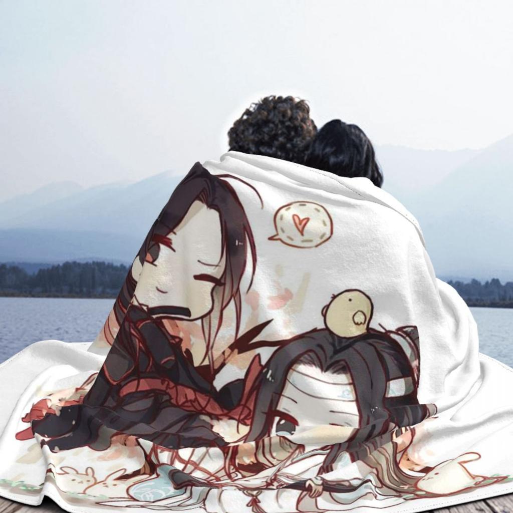 The Untamed Bromance Blanket Coral Fleece Plush Grandmaster of Demonic Cultivation Ultra-Soft Throw Blankets for Home Rug Piece