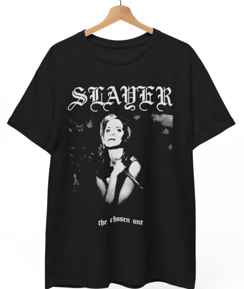 Slayer T-shirt, Buffy the vampire Slayer Shirt, BTVS / Metal Shirt, Unisex Tee Unisex T-Shirt M