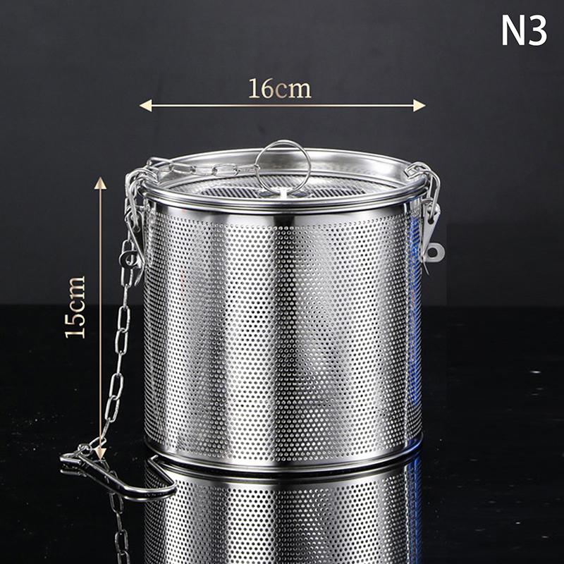 Stew Marinade Basket With Hook Loose Tea Strainer Seasoning Baskets Vegetable Useful Filter Stainless Steel Household Spice Can