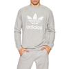 Adidas Sweatshirts Men's Gray Crew Neck Moderate Regular H06650