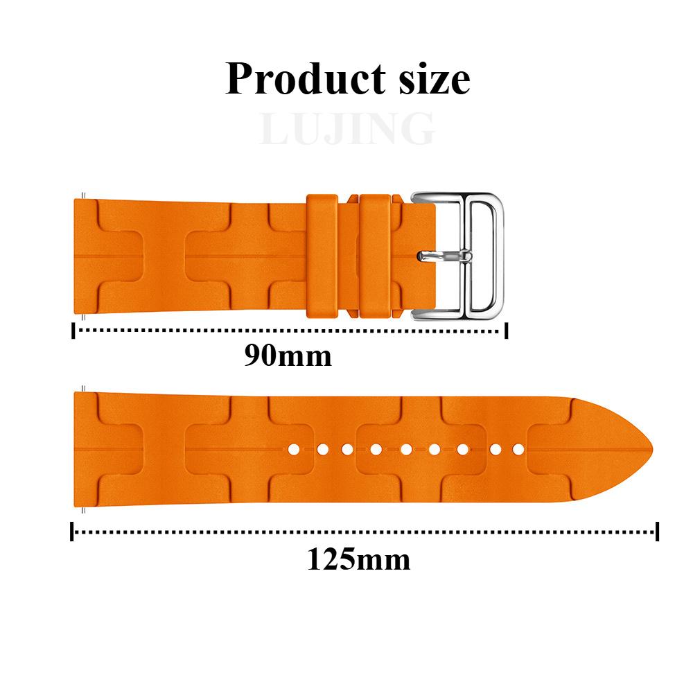 22mm 20mm Silicone Strap for Samsung Galaxy Watch Band 7 6 5 4 40/44mm 6Classic 43/47mm Bracelet for Huawei Watch GT5 Pro 46mm