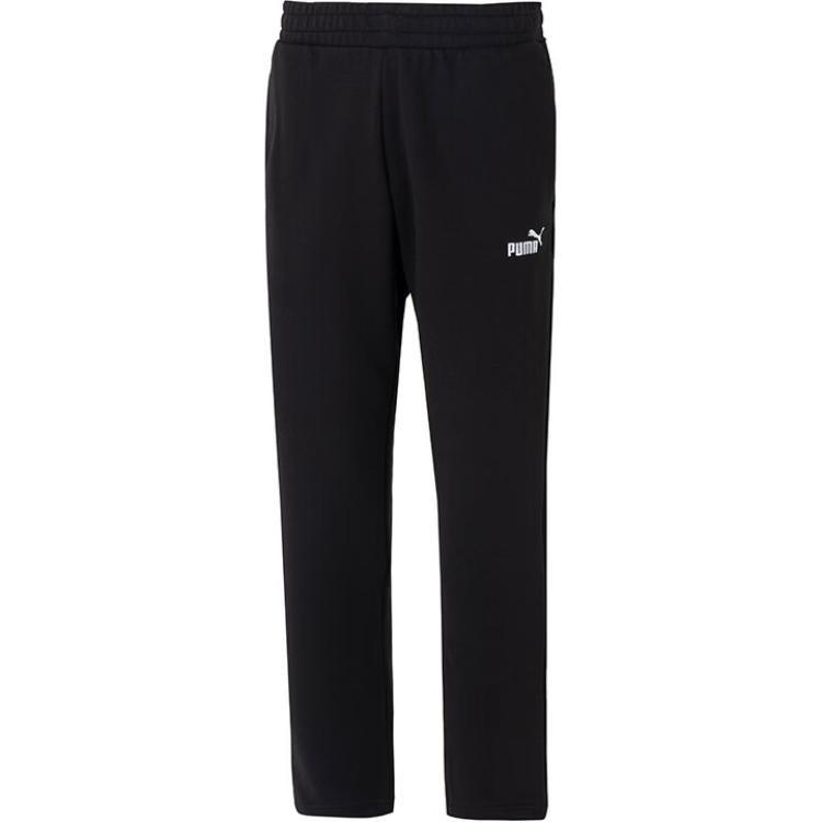 

PUMA Fashionable Versatile Comfortable Breathable Knitted Sports Pants Men bottoms Black 687556-01 2XL