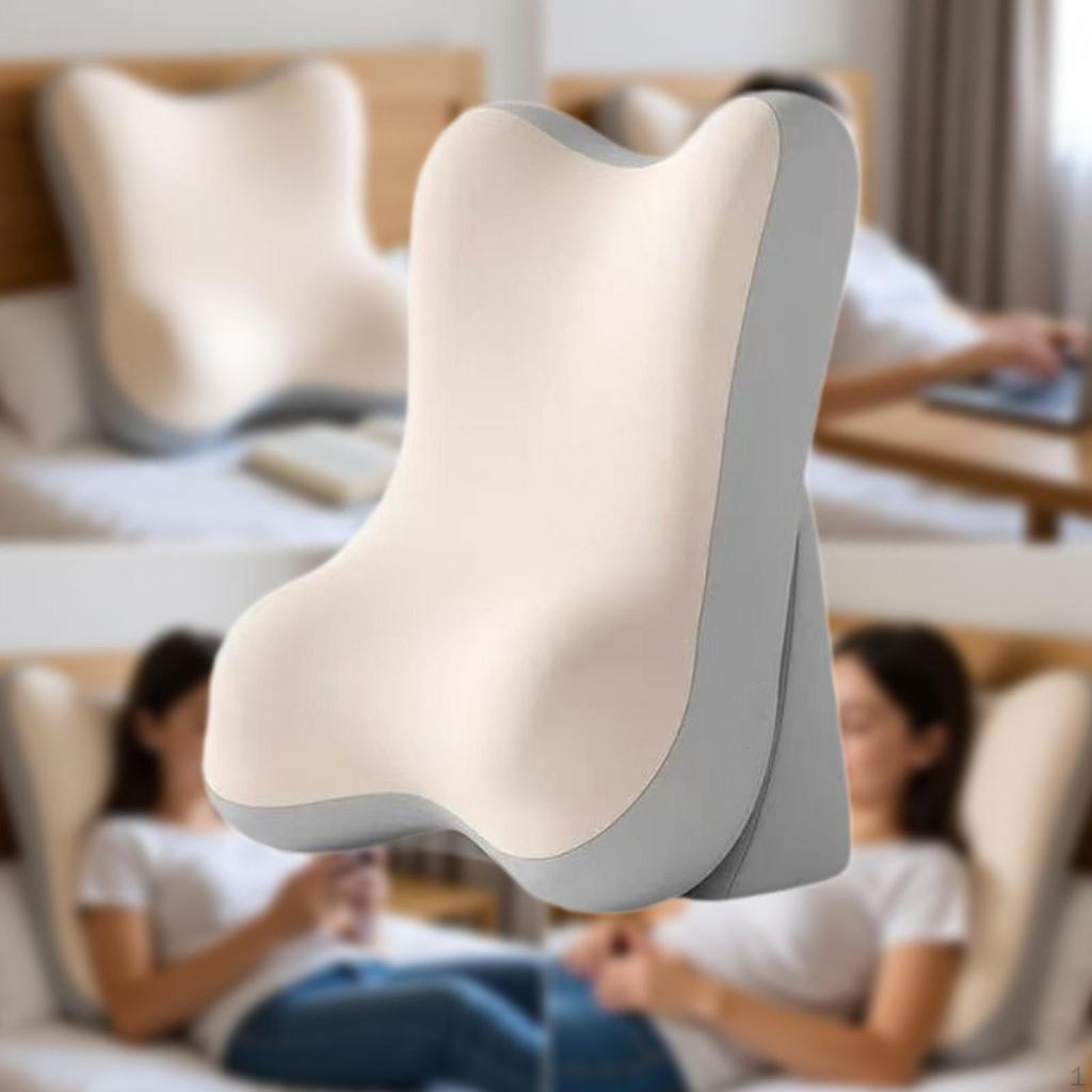 Bed Wedge Pillow for Men Women Ergonomic Comfort Memory Foam Leg Elevate Dorm Apartment