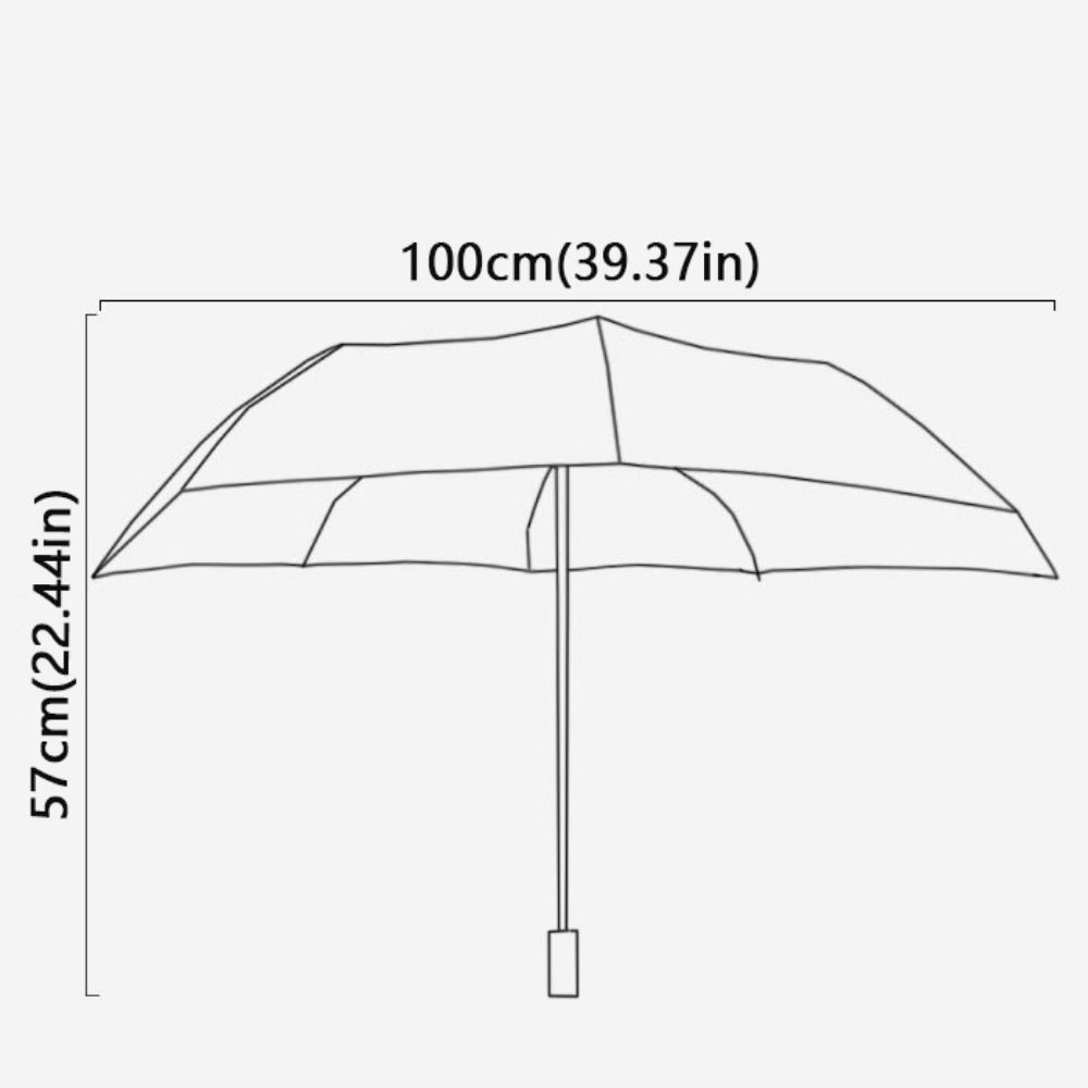 Lightweight Dual-use Folding Umbrella Capybara Automatic Sun Umbrella Automatic Umbrella Couple