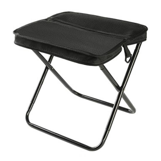 

Mini Folding Stool with Carry Bag Portable Lightweight Heavy Duty Outdoor Camping Backpacking Beach Picnic Fishing Collapsible Chair Seat Black 1