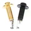 Akustisch-elektrische Gitarre Stereo Endpin Buchse Stecker 6,35mm 1/4Zoll Loch Tonabnehmer Stereo Ausgang Buchse Stecker Gitarren Teile