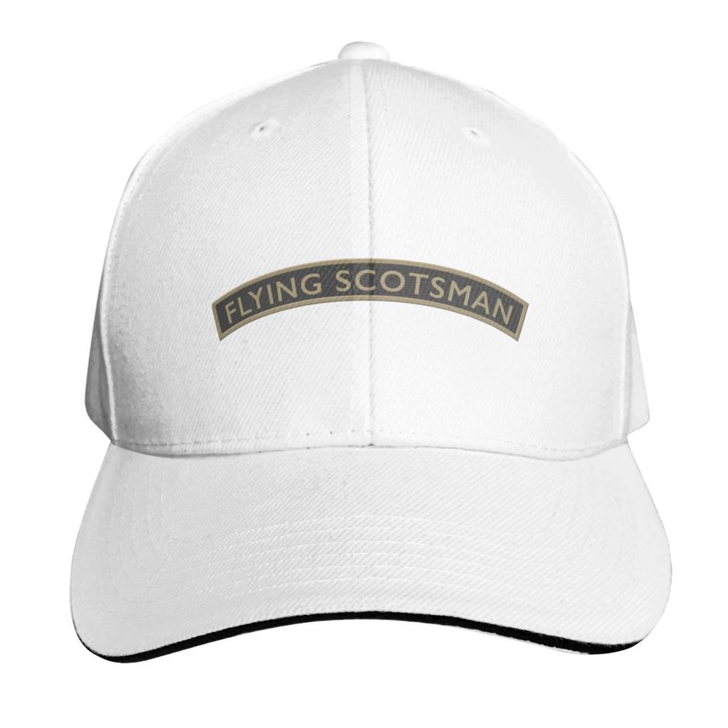 FLYING SCOTSMAN HEADBOARD Baseball Cap Summer Beach Travel Streetwear Hip Hop Trendy Vintage Retro Embroidered