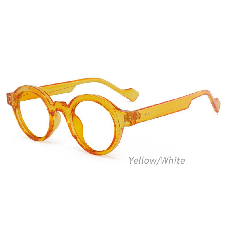 

Zk2501 Anti-Blue Glasses Women S Round Frame Ultra-Light High Definition Reading Glasses For The Elderly gray film presbyopia +4.00 degree