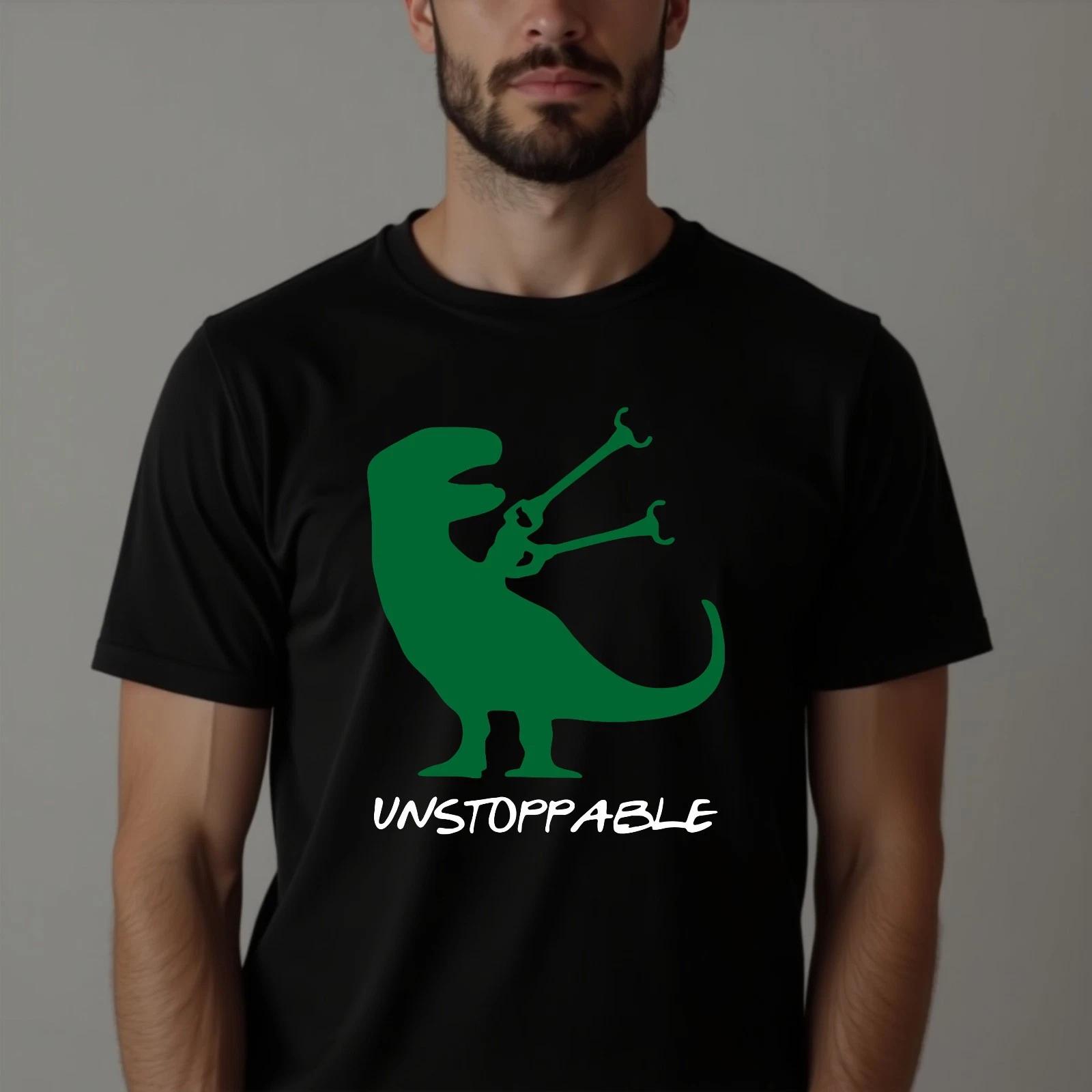 

St Patrick’s Day T-Shirt, Funny Unstoppable T-Rex Mens Unisex Irish Tee Party UK 2XL