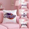 H-Hoosier Racing Cushion Cover Plush Fabric Soft Double-Sided Printed Invisible Zipper Sofa Pillow Case Home Decor