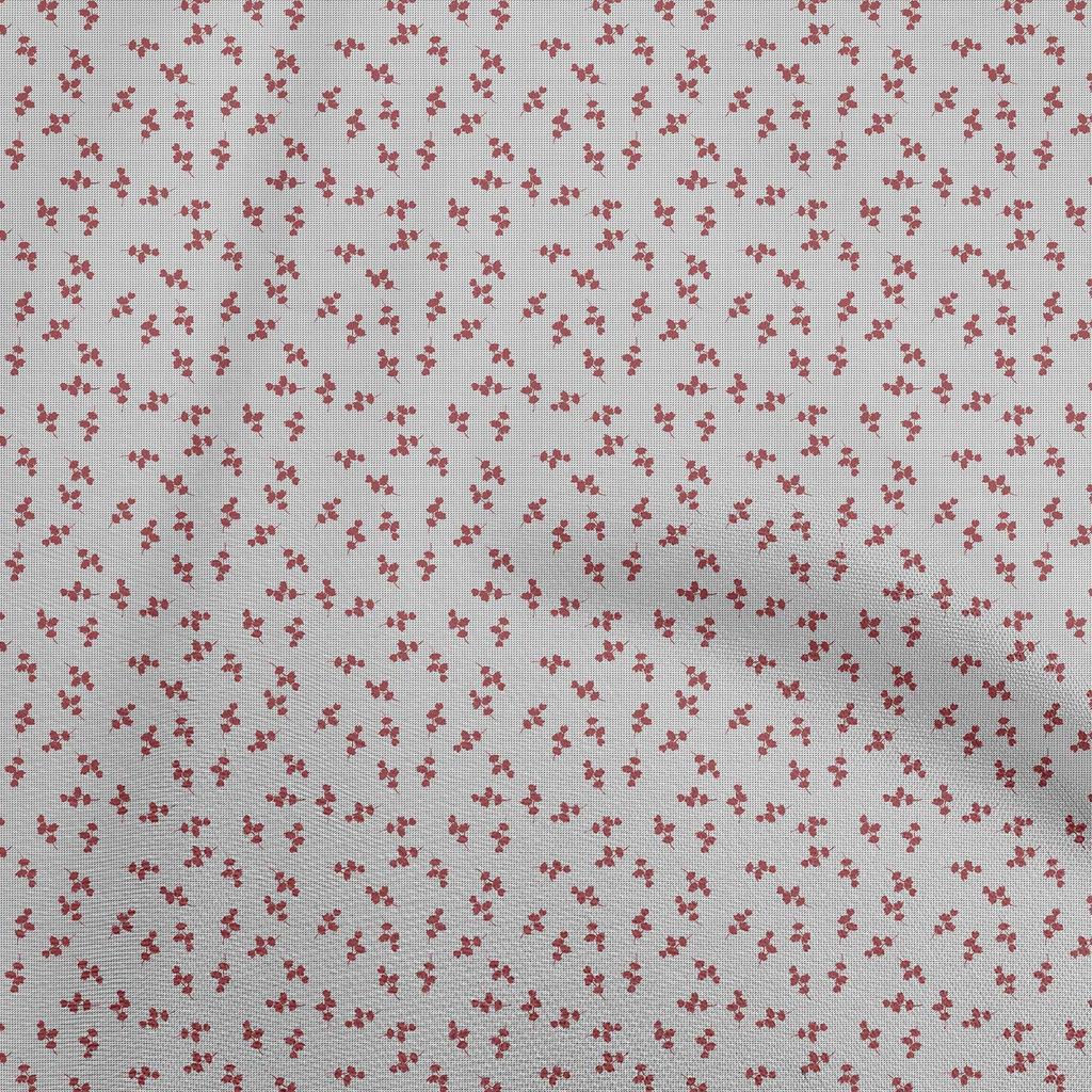 oneOone Cotton Poplin Brown Fabric Floral Sewing Craft Projects Fabric Prints By Yard 42 Inch