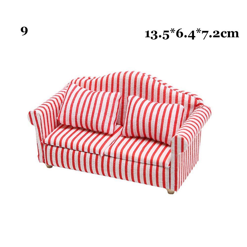 Kinder Dekoration Mädchen Geschenke Mini Möbel Spielzeug Puppenhaus Miniatur Weiches Sofa Rollenspiel Spielzeug