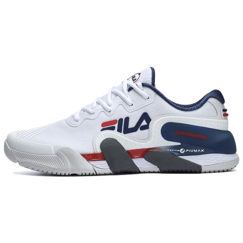 Fila Potenza Mesh Fabric Comfortable Non-Slip Durable Breathable Support Low-Top Tennis Shoes Men Sneaker White Blue A12M321501FWN