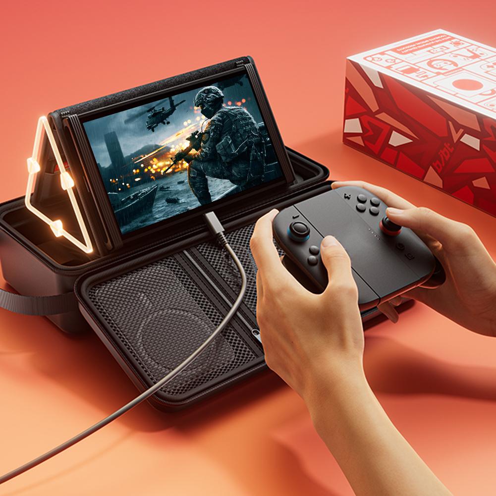 Hard Carrying Case for Nintendo Switch 2 Organizer Bag Shockproof Hard Travel Case Portable Storage Bag for Switch 2 Accessories