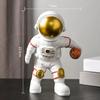 -Resin Statue Space Figure Spaceman Figurine Ornament Sculpture for Kids Room Bookshelf ,Bedroom,