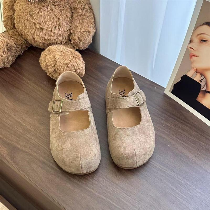 Muffin thick-soled ugly cute Mary Jane single shoes women's fashion non-slip retro versatile flat casual shoes