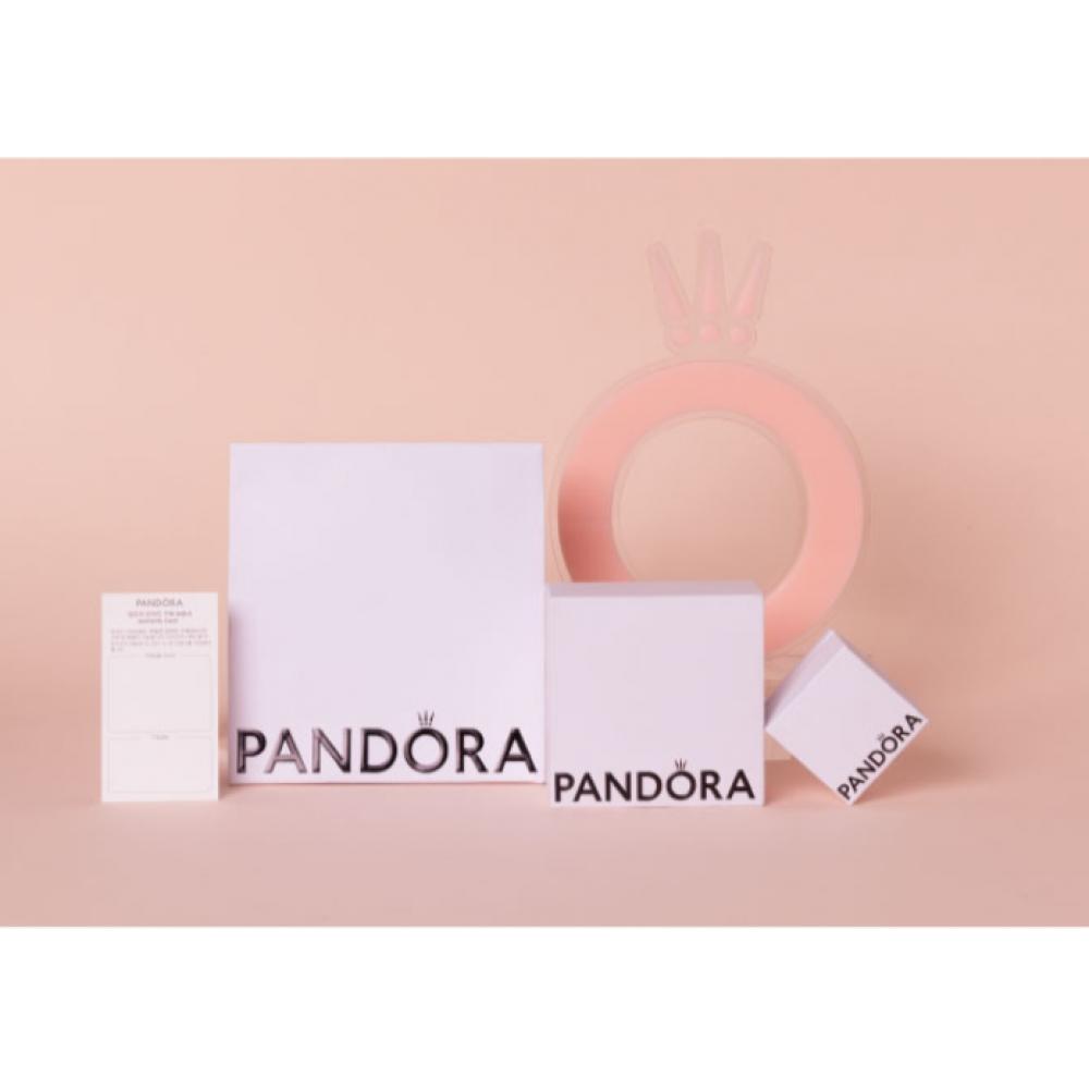 Pandora White Mini Murano Glass Charm 793118c00