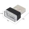 Mini Car Interior Ambient Lights Atmosphere Lamp USB LED Car Lights PC Car Decoration Light Plug and Play Decor Lamp Lighting Dome Lights 6