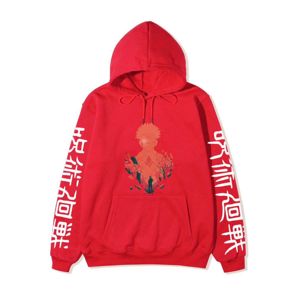 Jujutsu Kaisen Satoru Gojo Anime Graphic Hoodie Unisex Winter Fleece Lined Warm Hooded Sweatshirt Men Women Daily Casual