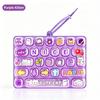 Candy Color 26 Key Fidget Keyboard Keychain Cartoon Animal Stress Relief Keycap Clicker Hand Relax Toy Bag Pendant Party Favor