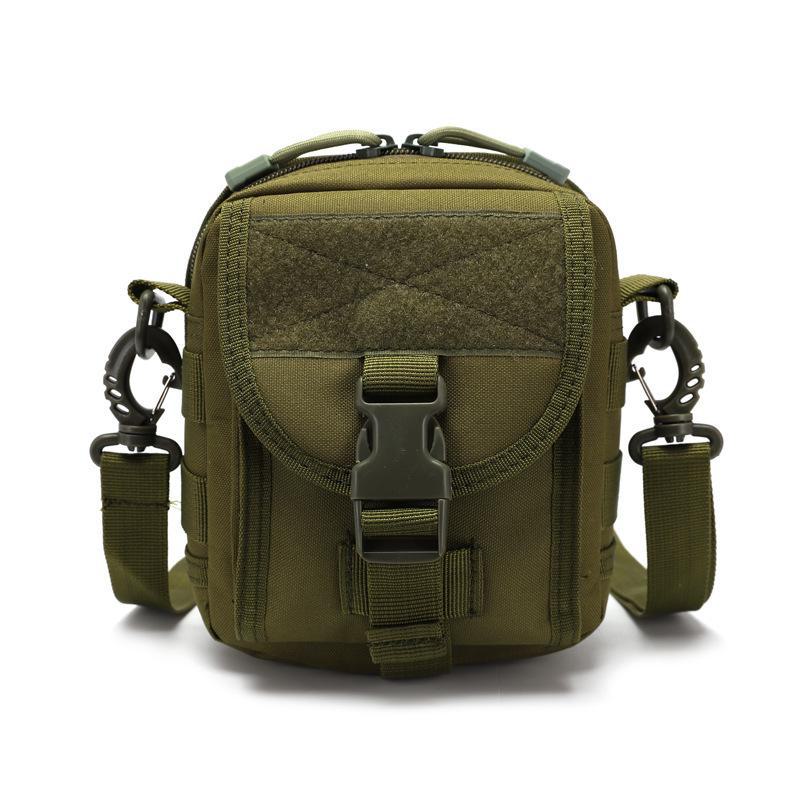 Camouflage Tactical Waterproof Shoulder Messenger Bag with Molle Accessories