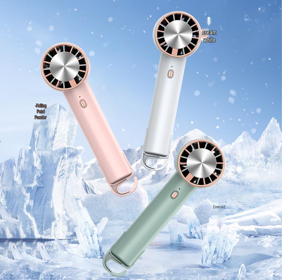 High-Speed Portable Cooling Fan, 100 Gears, USB Rechargeable, Violent Turbo Power