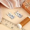1/3/5Pcs Universal Sewing Presser Foot, Straight Stitch & Zig Zag Foot with Needle Threader for Low Shank Domestic Machines