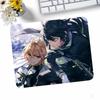 Anime Seraph Of The End Mousepad Small LockEdge Mouse Pad For Gamers Computer Desk Pad Rectangular Anti-slip Rubber