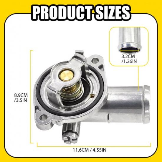 Aluminum Thermostat Housing for 11-19 Dodge Journey Grand Caravan