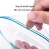 Haishidike Transparent Zipper Food Storage Bags