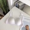 New Student Bra Seamless Sexy Sleep Underwear Women's Small Breasts Gather Without Steel Ring Upper Support Underwear Breathable