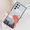 Abstract Cat Mount Fuji Japan Landscape Case For Samsung Galaxy S25 S23 S30 S8 S21 S20 FE S24 S22 Note 10 20 Plus Lite Ultra