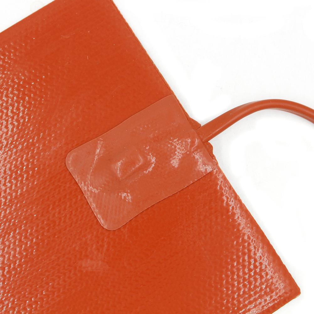 110V 220V Oil Engine Tank Mat Plate Flexible Waterproof Engine Oil Tank Heater Pad Silicone Heater Pad 15x20cm 300W EU/US Plug