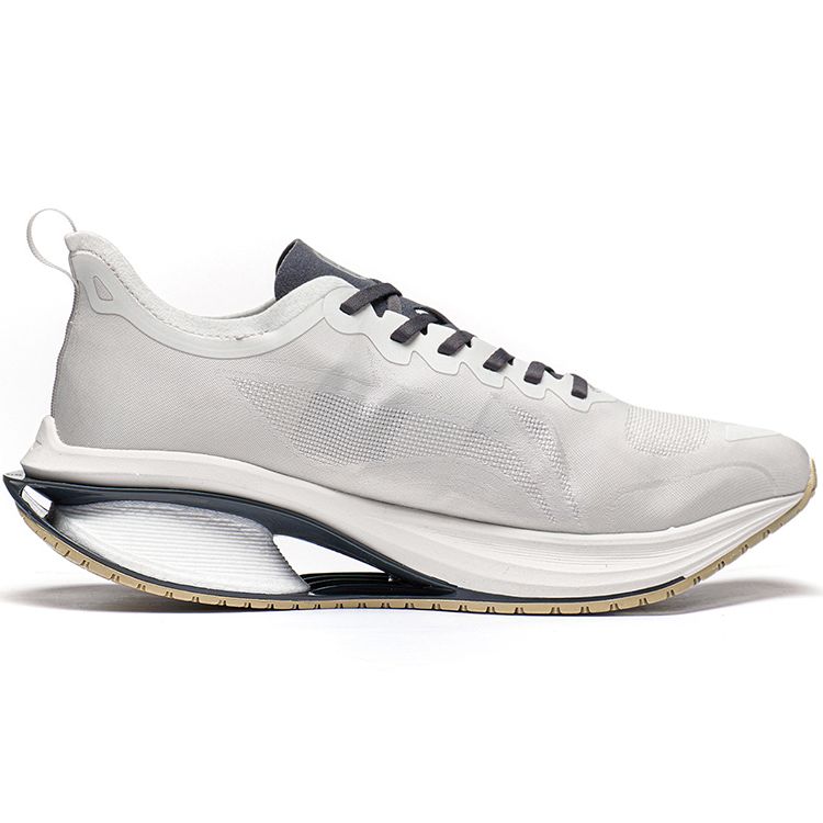 Li Ning Wu Shi 5S 3.0 Non-Slip Wear-Resistant Breathable Low-Top Running Shoes Men Sneaker Gray Black ARST001-2